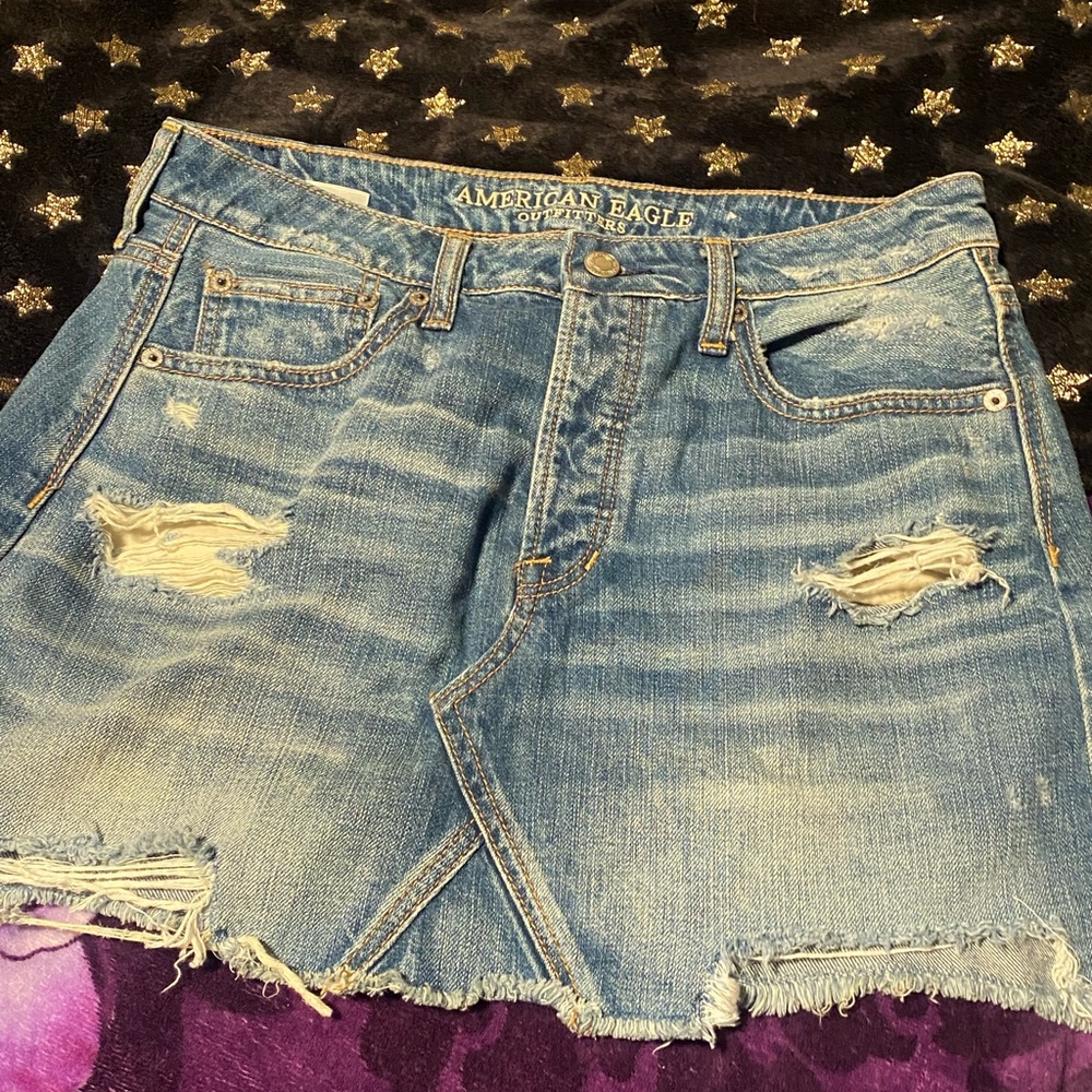 Women’s blue American eagle skirt